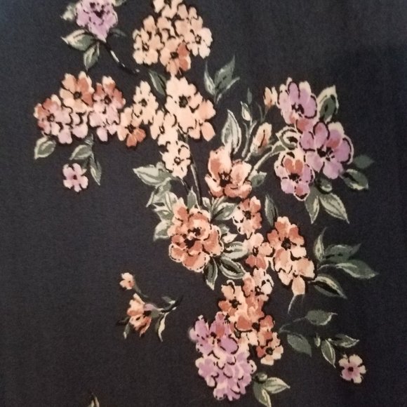 Fortune & Ivy Michele Knit Faux Wrap high low maxi dress - Picture 4 of 6